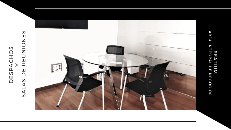 Espacios de trabajo flexibles y profesionales para reuniones y despachos por horas o días.