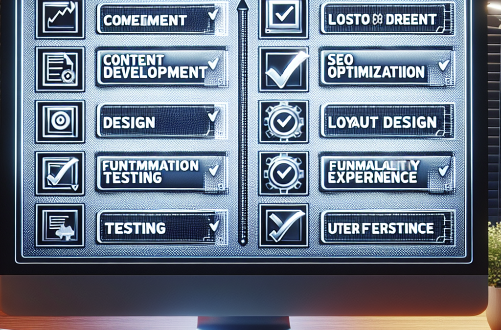 Checklist antes de lanzar una página web profesional: Guía completa para un lanzamiento exitoso
