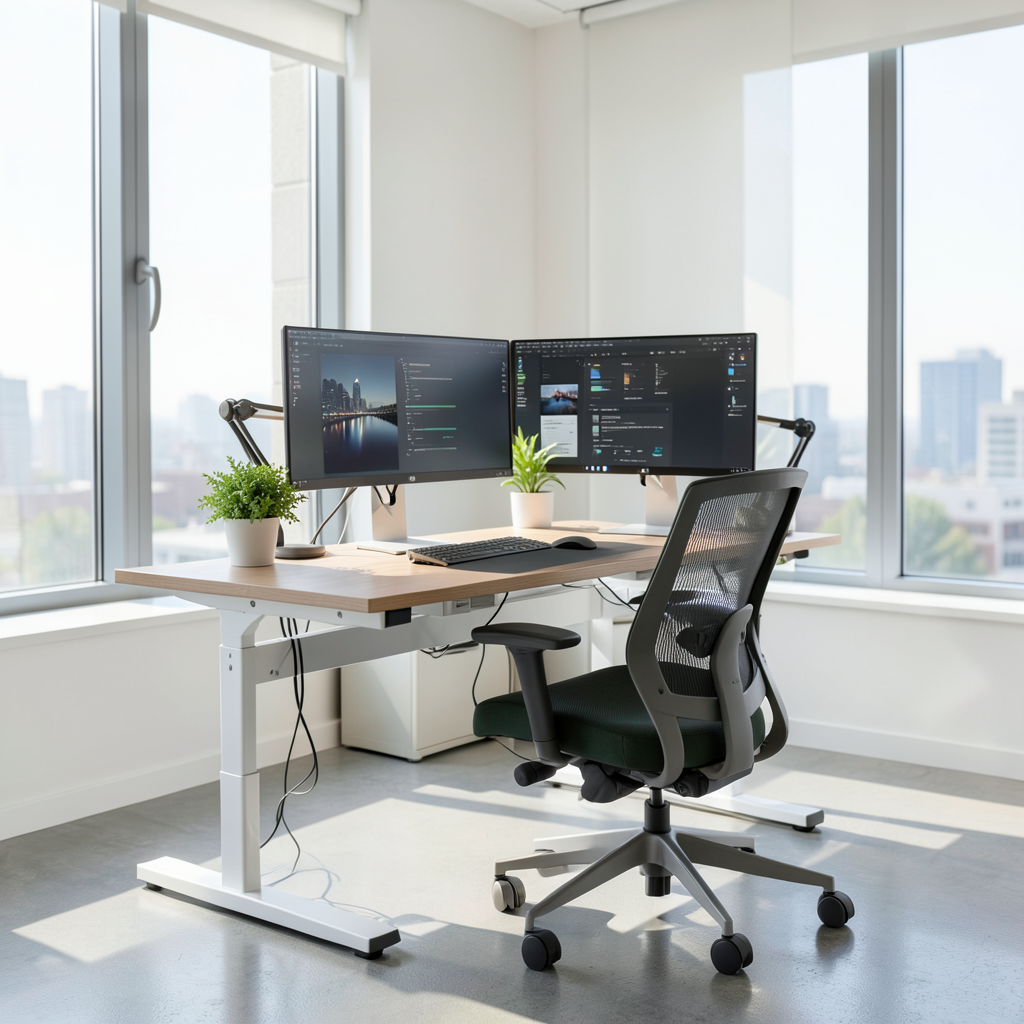 entrada-mask4 Oficina moderna con tendencias en equipamiento y ergonomía en espacios de trabajo