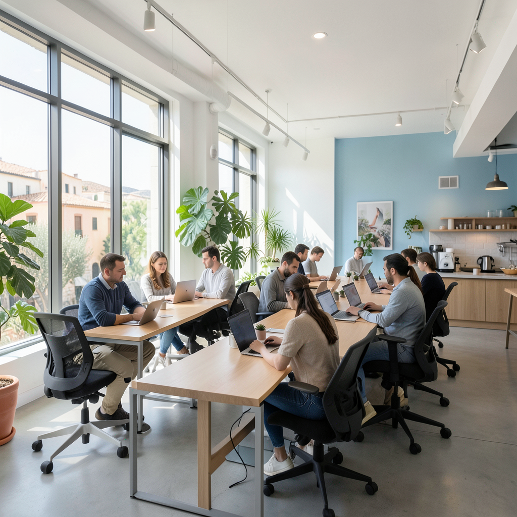 entrada-mask4 Moderno espacio de trabajo que refleja las tendencias del coworking y espacios colaborativos en Alicante