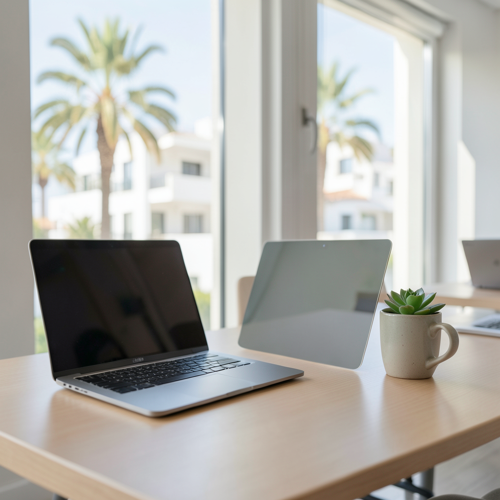 entrada-mask4 Espacio de trabajo moderno y luminoso para mejorar la productividad en espacios flexibles de trabajo en Alicante